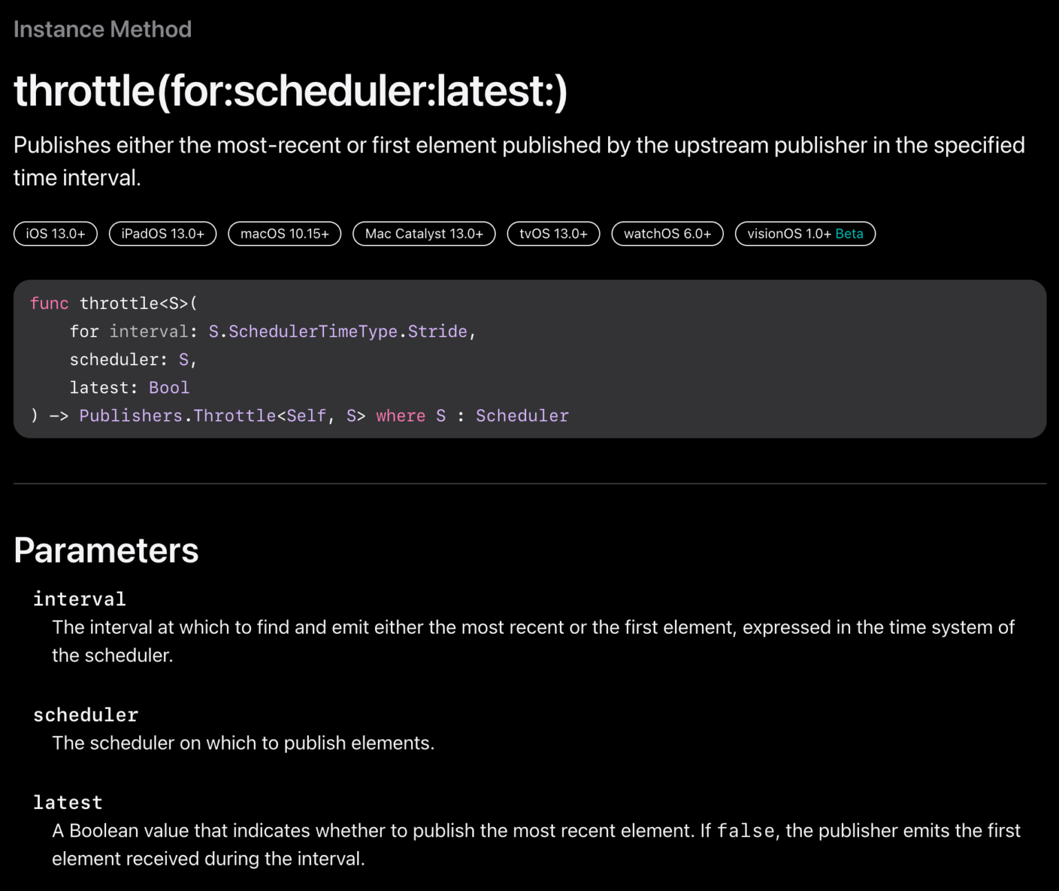 [Swift] RxSwift의 Throttle과 Combine의 Throttle은 다르다(부제 버튼 중복 클릭 해결